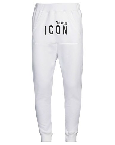 DSQUARED2 Pantalone Bianco 100% Cotone