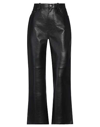 BALENCIAGA Pantalón NERO 100% Piel de cordero