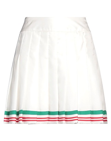 CASABLANCA Mini skirt White 100% Silk