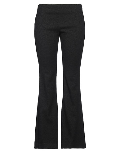 PATOU Pantalone Nero 34% Cotone, 23% Fibre sintetiche, 21% Viscosa, 20% Lino, 2% Elastan