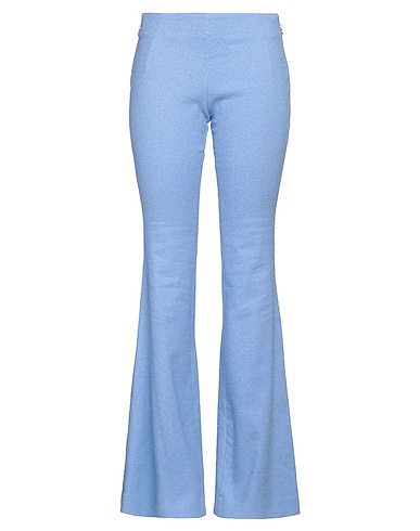 PATOU Casual pants AZZURRO 34% Cotton, 23% Synthetic fibers, 21% Viscose, 20% Linen, 2% Elastane
