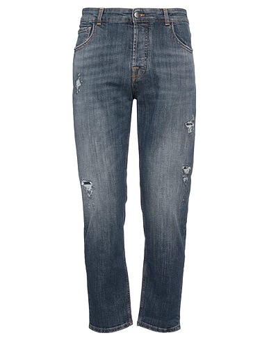 REIGN Denim trousers Blue 98% Cotton, 2% Elastane