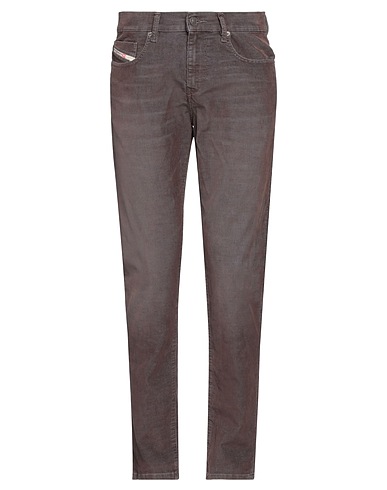DIESEL Casual pants Dark brown 75% Cotton, 23% Polyester, 2% Elastane