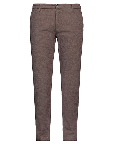 SSEINSE Pantalone Testa di moro 71% Cotone, 17% Poliestere, 9% Viscosa, 3% Elastan
