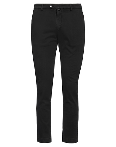 BRIGLIA 1949 Casual trouser Black 97% Cotton, 3% Elastane