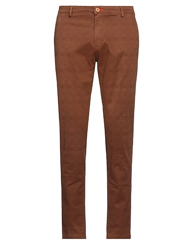 SEINSE Casual trouser Brown 98% Cotton, 2% Elastane