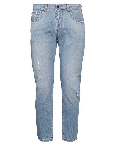 REIGN Denim trousers Blue 98% Cotton, 2% Elastane