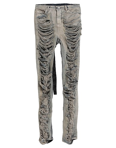 DRKSHDW by RICK OWENS Denim pants Grey 100% Cotton