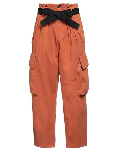 PINKO Casual trouser DENIM Brown 100% Cotton