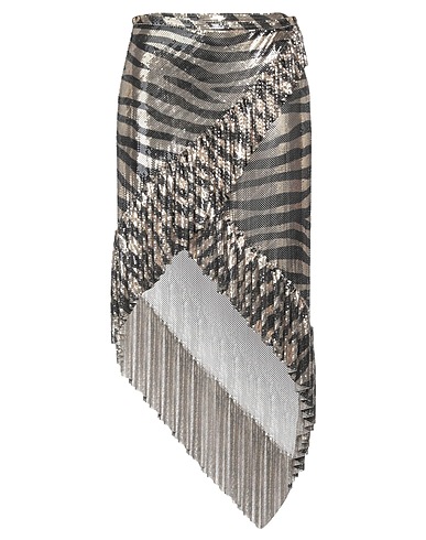 RABANNE Mini skirt Gold 100% Aluminium