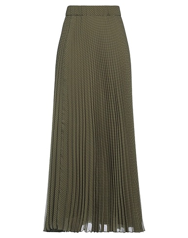 P.A.R.O.S.H. Maxi Skirts Military green 100% Polyester