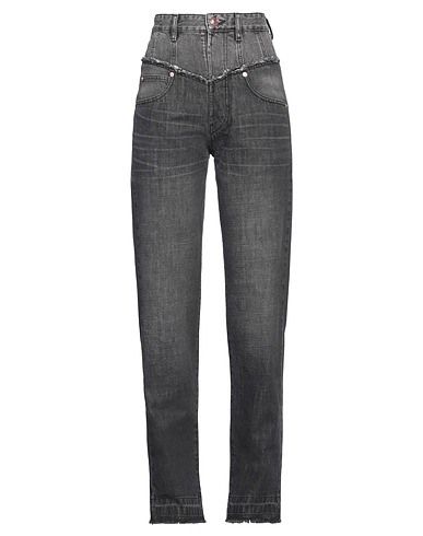 ISABEL MARANT Pantaloni jeans Antracite 100% Cotone