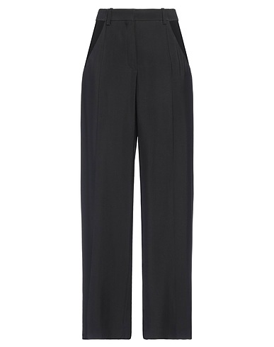 MUGLER Casual trouser Black 76% Viscose, 24% Virgin Wool