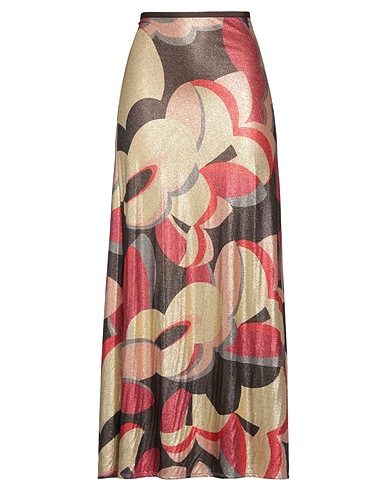 SIYU Long skirt Gold 75% Viscose, 13% Polyamide, 12% Polyester