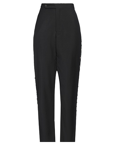 BODE Casual trouser Black 55% Virgin Wool, 45% Mohair wool