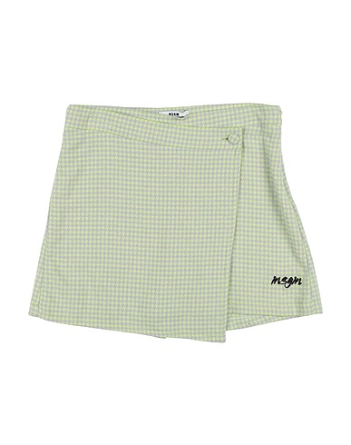 MSGM Shorts & Bermuda KIDS Light green 80% Cotton, 20% Polyester