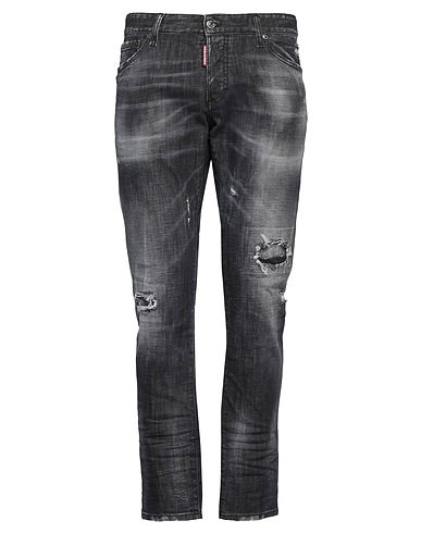 DSQUARED2 Denim trousers Charcoal 98% Cotton, 2% Elastane