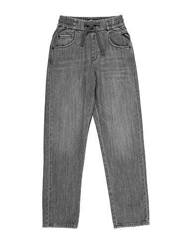 REPLAY & SONS Denim trousers Grey 96% Cotton, 4% Elastomultiester