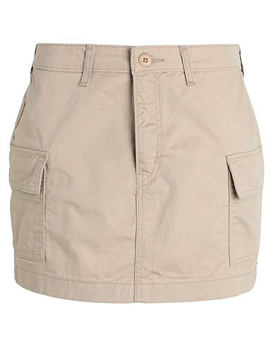 LEVI'S Minirock MINI CARGO SKIRT NEUTRALS
 Beige 100% Baumwolle