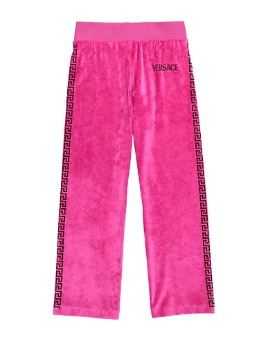 VERSACE YOUNG Casual trouser Fuchsia 92% Polyester, 8% Elastane, Glass, Cotton