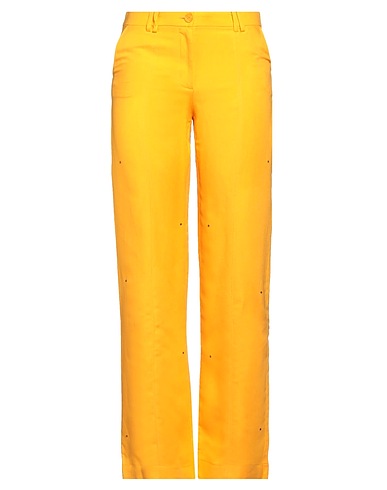 PATRIZIA PEPE Pantalone Mandarino 51% Viscosa, 49% Lino