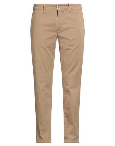 JECKERSON Casual trouser Camel 98% Cotton, 2% Elastane