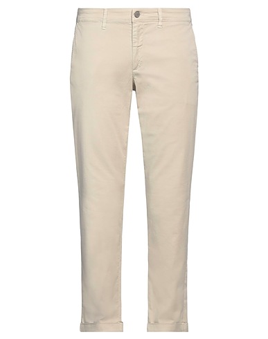 JECKERSON Casual trouser Beige 98% Cotton, 2% Elastane