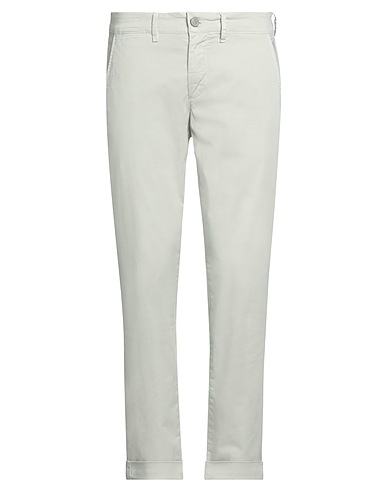 JECKERSON Pantalone Grigio chiaro 98% Cotone, 2% Elastan