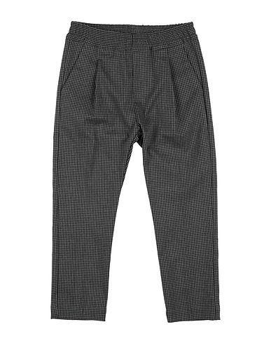 PAOLO PECORA Casual trouser Charcoal 80% Polyester, 18% Viscose, 2% Elastane
