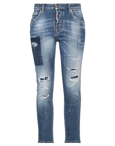 DSQUARED2 Denim trousers Blue 99% Cotton, 1% Elastane