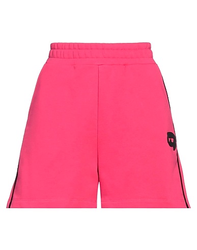 KARL LAGERFELD Shorts & Bermuda Fuchsia 90% Organic cotton, 10% Recycled polyester