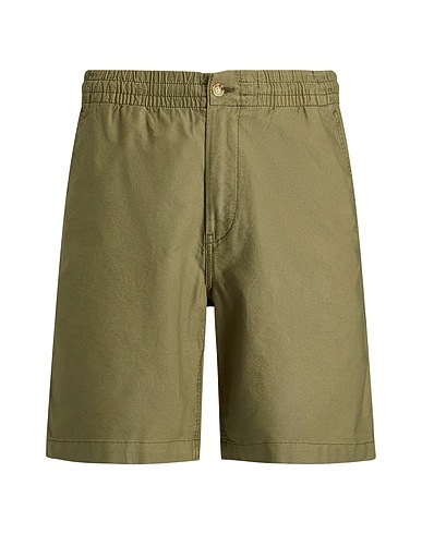 POLO RALPH LAUREN Shorts & Bermuda 8-INCH POLO PREPSTER OXFORD SHORT
 Military green 100% Cotton