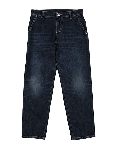 VERSACE YOUNG Pantalon en jean 100% Coton, Polyester