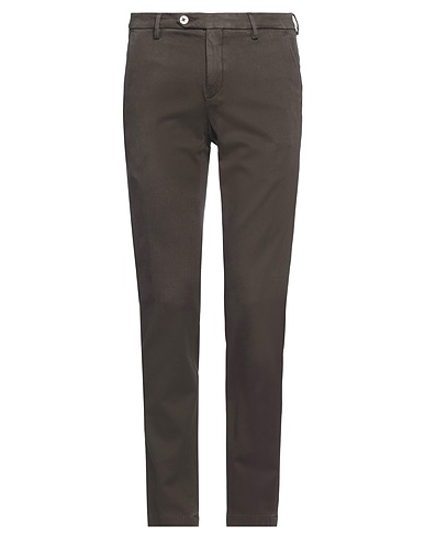 MICHAEL COAL Pantalone Testa di moro 50% Lyocell, 47% Cotone, 3% Elastan