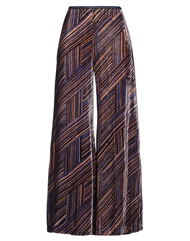 SIYU Casual trouser Blue 82% Viscose, 18% Silk