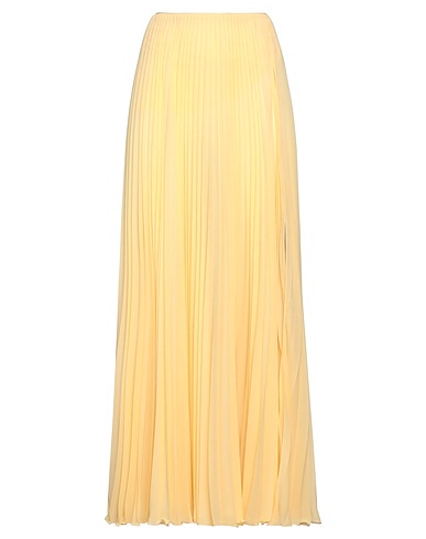 PATRIZIA PEPE Langer Rock Gelb 100% Polyester