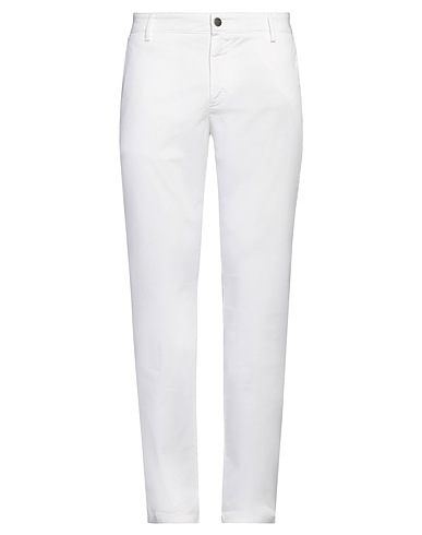REIGN Pantalone Bianco 98% Cotone, 2% Elastan