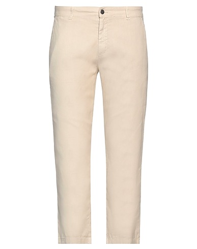 REIGN Pantalone Avorio 52% Cotone, 47% Lino, 1% Elastan