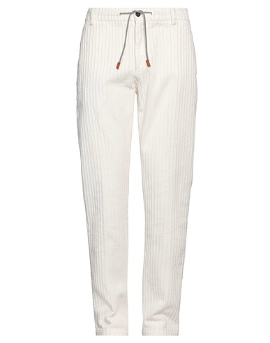 ELEVENTY Casual trouser White 100% Cotton