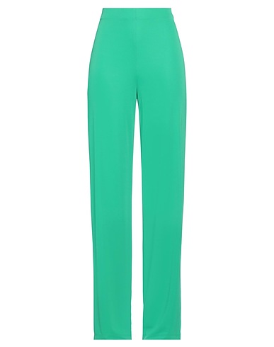 HANITA Casual trouser Green 96% Polyester, 4% Elastane
