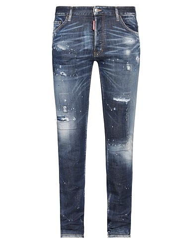 DSQUARED2 Denim pants Blue 92% Cotton, 6% Elastomultiester, 2% Elastane