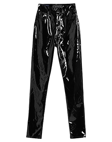 PHILIPP PLEIN Casual pants Black 64% Polyurethane, 36% Polyester