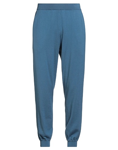 MOSCHINO Повседневные брюки COUTURE Грифельно-синий 53% Натуральная шерсть, 47% Хлопок