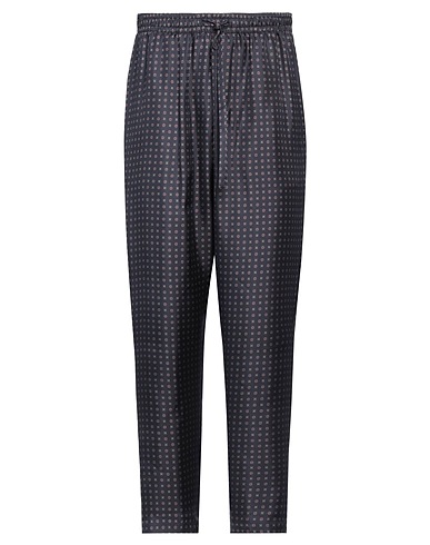 DOLCE&GABBANA Casual trouser Midnight blue 100% Silk