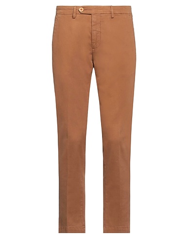 TRECENTOSESSANTAGRADIFASHION Casual pants Camel 98% Cotton, 2% Elastane