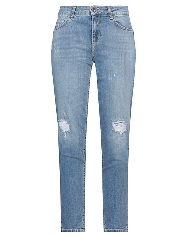 LIU •JO Denim trousers 98% Cotton, 2% Elastane