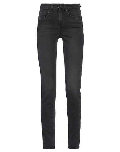 LIU •JO Denim pants Black 92% Cotton, 6% Elastomultiester, 2% Elastane