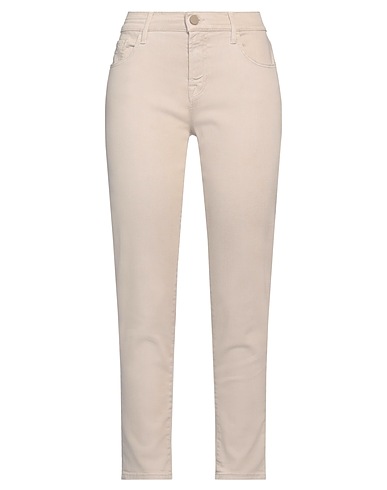 JACOB COHЁN Denim trousers Sand 63% Lyocell, 30% Cotton, 5% Polyester, 2% Elastane
