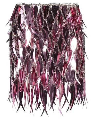 RABANNE Mini skirt 80% Polyester, 15% Brass, 5% Steel