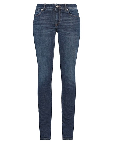 SPORTMAX Denim trousers Blue 99% Cotton, 1% Elastane